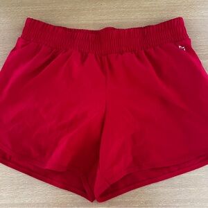 Red DSG athletic shorts, never been worn, size XS/S (youth size L)